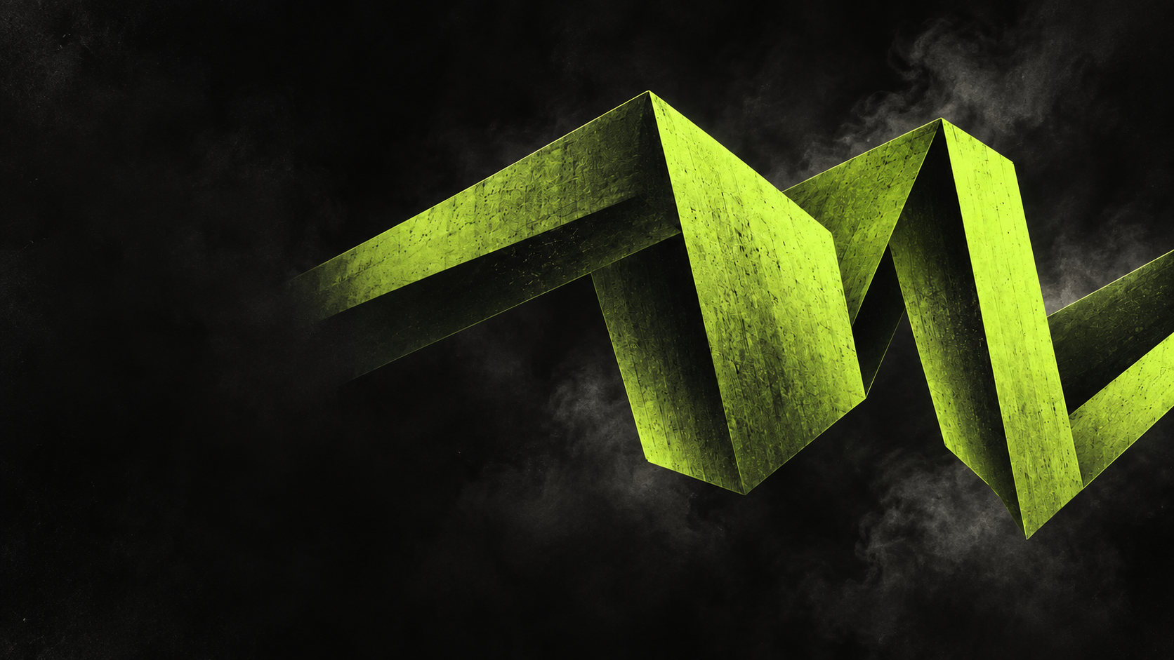 Lime sculpture in a dark atmosphere — SPINWAY upcoming music artwork